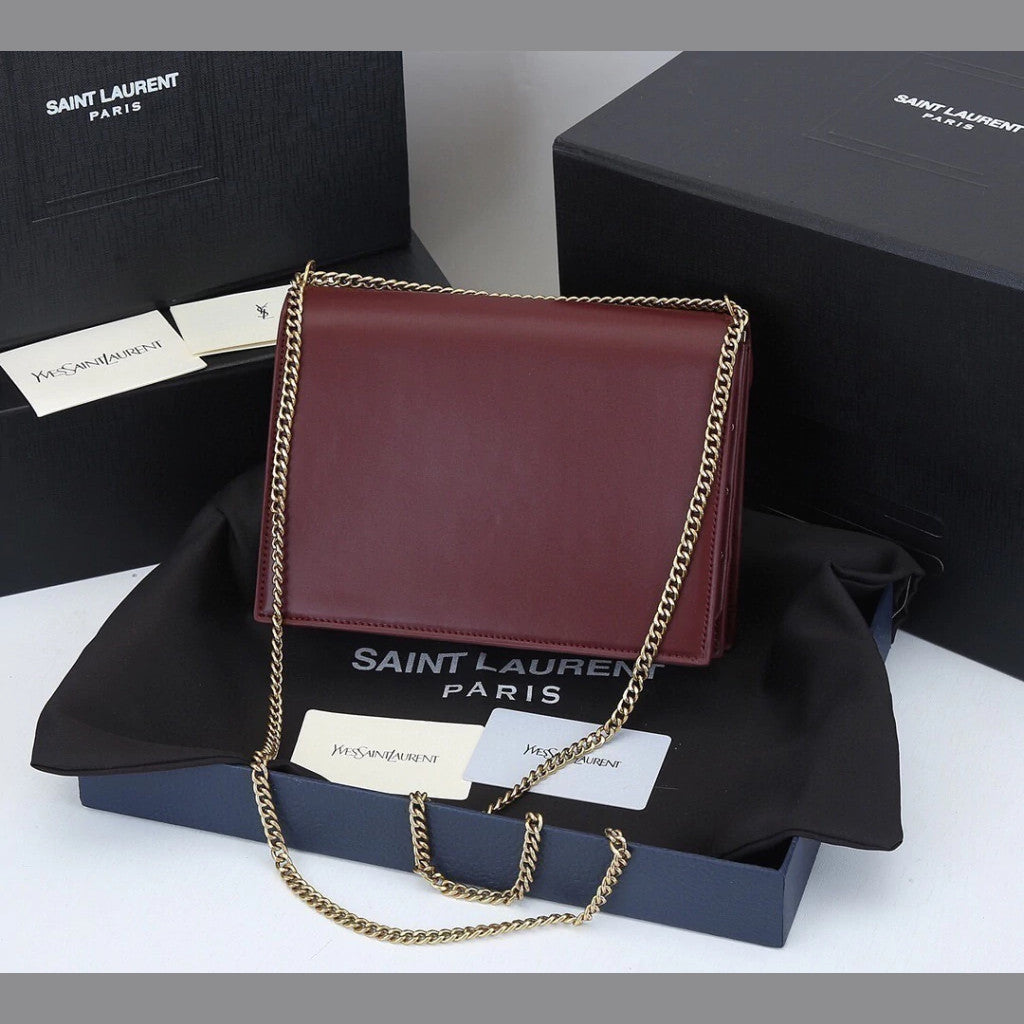 YSL Cassandre Burgundy 7.5" (19 cm)