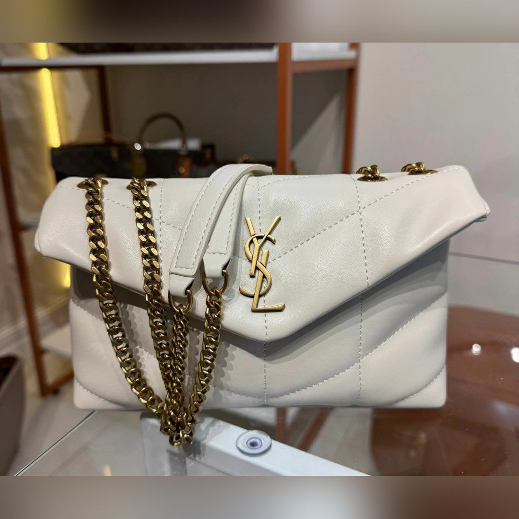 YSL Loulou Off-White 9.1" (23 cm)