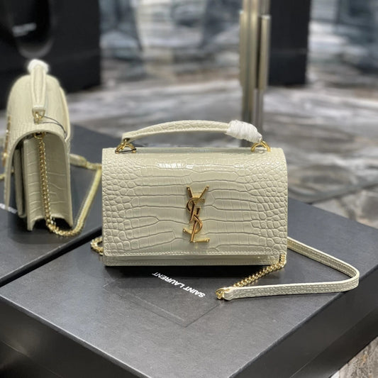 YSL Sunset Croco 7.5" (19 cm)