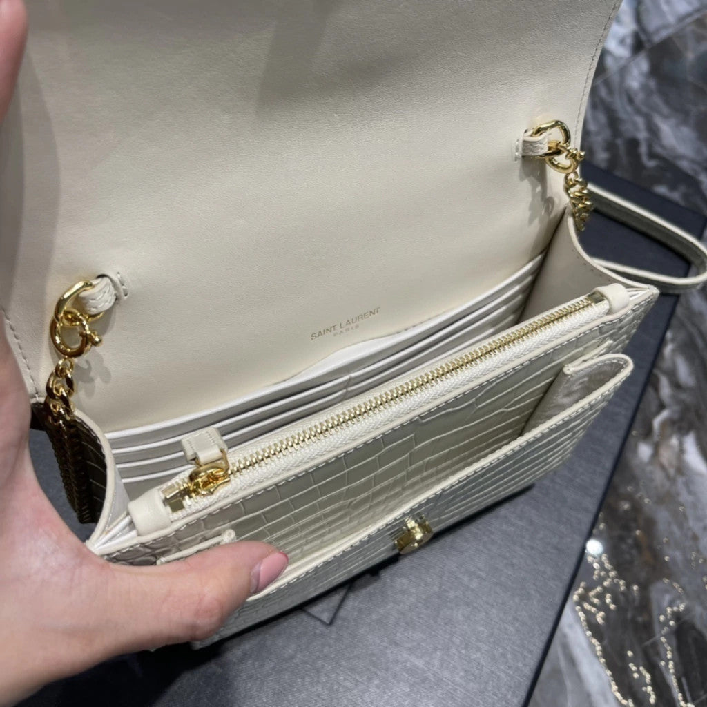 YSL Sunset Croco 7.5" (19 cm)